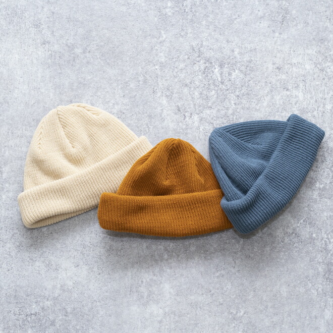 今年も話題の Good Fit Short Cotton Beanie コットンショートワッチ ニット帽 ワッチキャップ ビーニー ロールワッチ ロールキャップ メンズ レディース 浅め 春 夏 Bagochile Cl