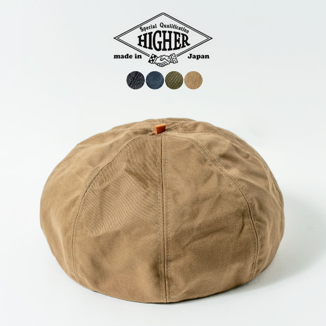 楽天市場】HIGHER ハイヤー USED WASH SELVEDGE DENIM BERET ユーズド 