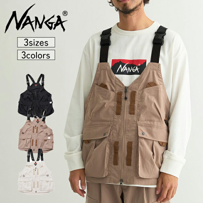 【fabian】NANGA 焚火 ベスト サイズM  黒 NANGA｜ナンガ ダウンベスト｜ROCOCO ONLINE STORE