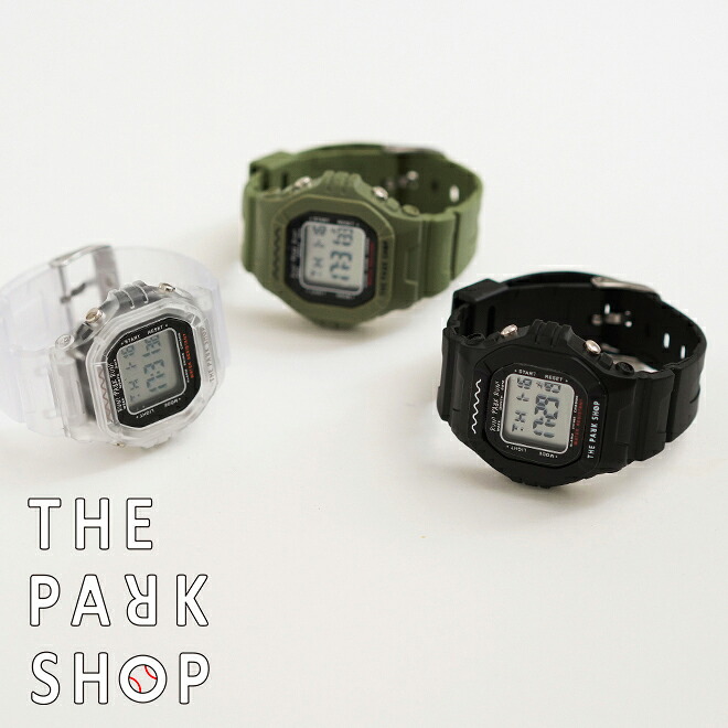 THE PARK SHOP ザ パークショップ TECHBOY WATCH 腕時計 デジタルウォッチ キッズ 子供 大人 親子 ペア