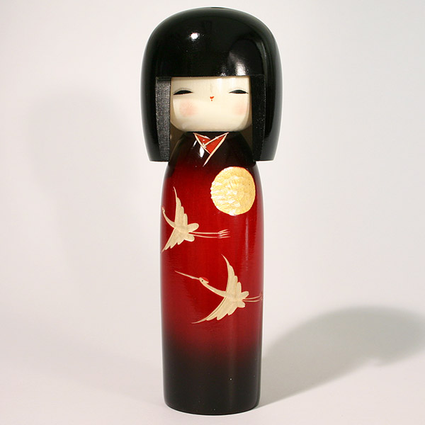 【再入荷】こけし　夕づる　C208こけし 創作こけし 日本の伝統 人形 日本製 手作り インテリア お土産 kokeshi