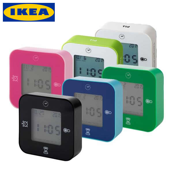楽天市場 クロッキス 時計 温度計 アラーム タイマー ホワイト Ikea イケア Klockis Lala Forest 楽天市場店