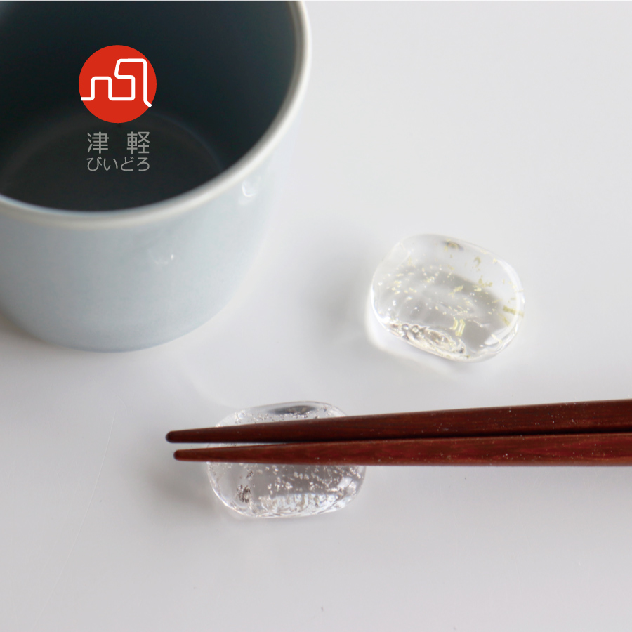 楽天市場】箸置き おしゃれ ガラス 5個セット クリスタル切子 フラット