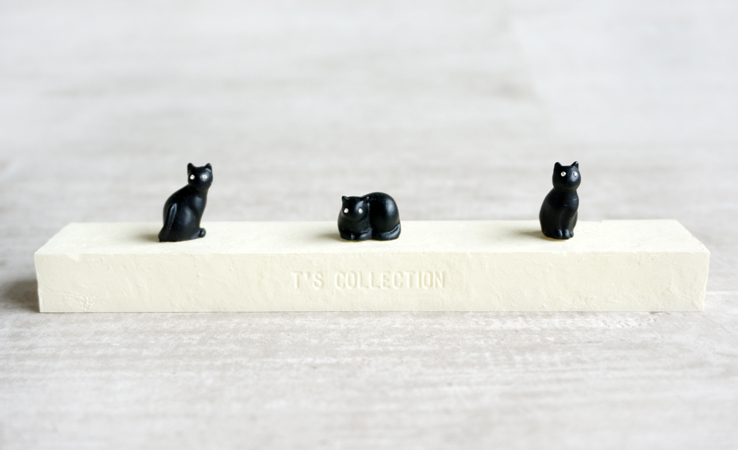 楽天市場 Neco リングスタンド 3リングスタンド ネコ 指輪置き 猫 ねこ キャット Cat ティーズコレクション T S Collection ララ ナテュール