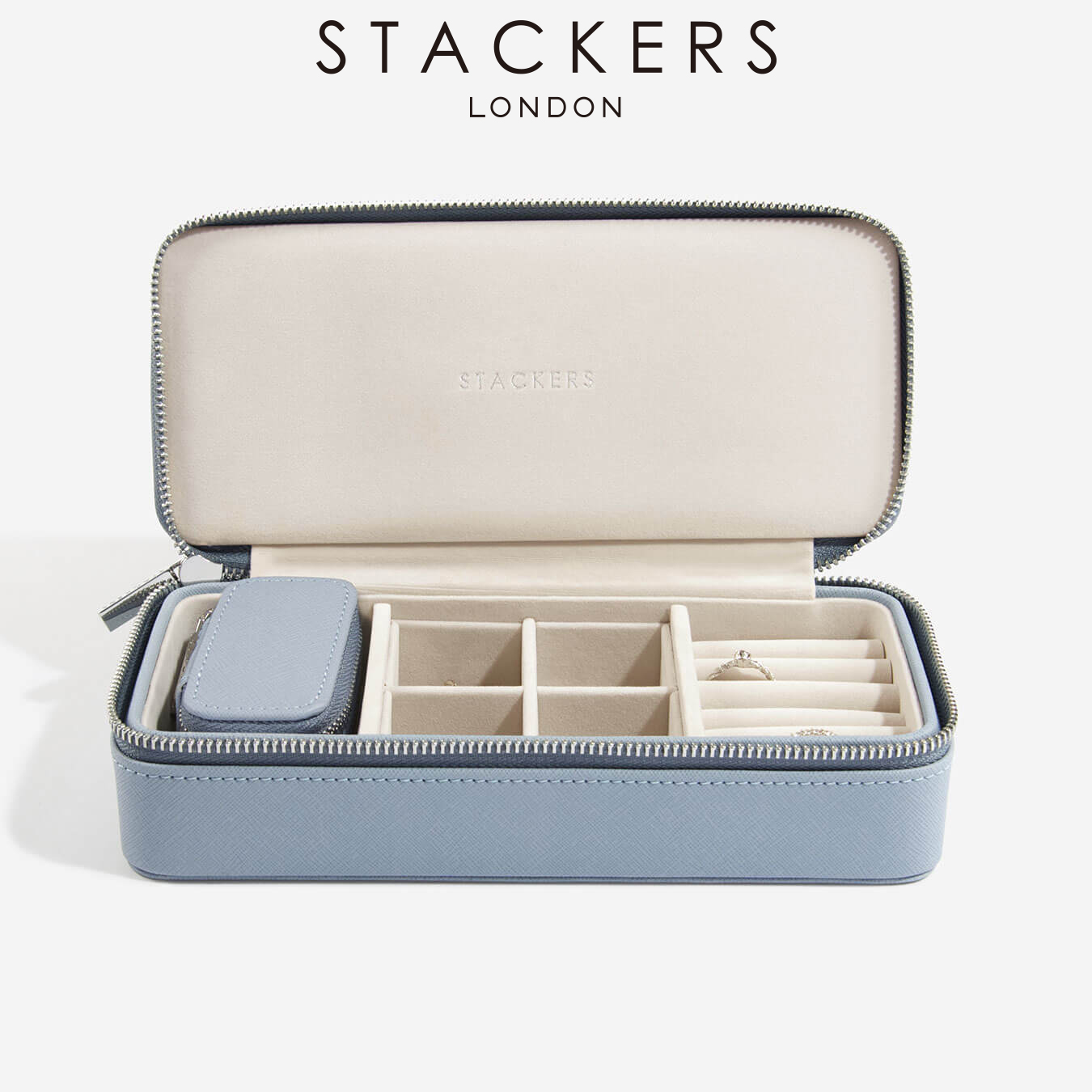 楽天市場】【STACKERS】時計＆ブレスレット用ミニクッション ターコイズ ミント 英国 スタッカーズ グレイ 3個仕切りに入る時計＆ ブレスレット用ミニクッション 収納 ジュエリーケース アクセサリーケース イギリス ロンドン ジュエリー : ララ・ナテュール