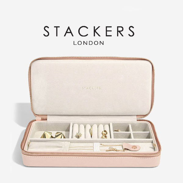 21 新作 Stackers トラベルジュエリーボックス Sleek ブラッシュピンク ジュエリーケース アクセサリーケース イギリスデザイン ロンドン Jewellry Box ララ ナテュール 新作入荷 Qchfoundation Ca