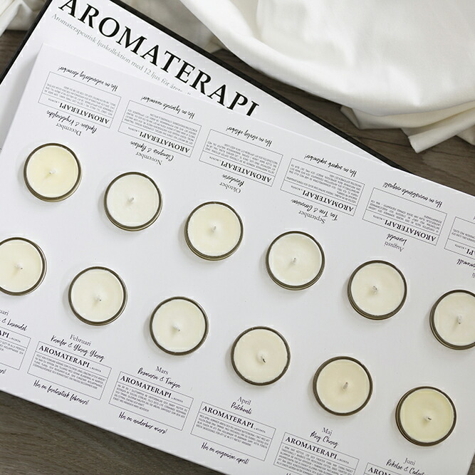 【尖んがり20倍】【KLINTA】クリンタ アロマセラピー デイズコレクション 蝋燭 12個 Aromaterapi The Year\u0027s collection