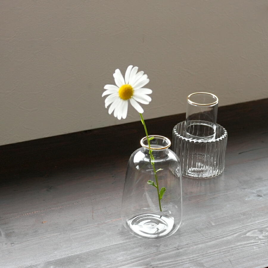 楽天市場】GUAXS ガクス フラワーベース NAGAA（M）SMOKEGREY 花瓶