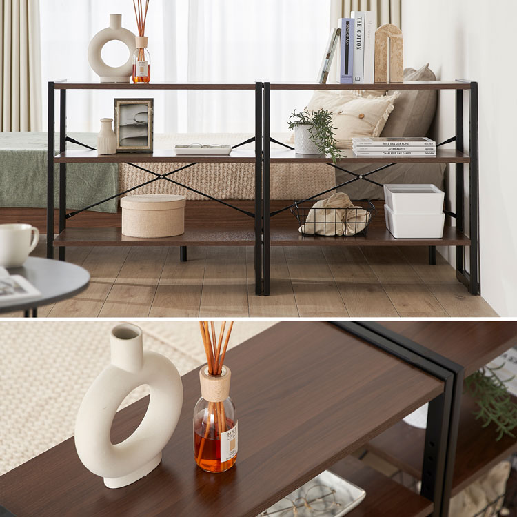 2個セットで自由にレイアウト！／ ラック オープンラック シェルフ 2個