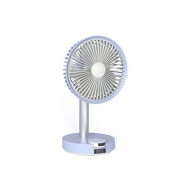 BLUEFEEL BARSET 4D FAN 多機能コードレス卓上扇風機&サーキュレーター ライラックブルー BFN301-B|lalafuwali店