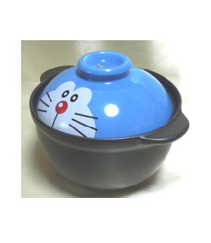 楽天市場 一人用土鍋 電子レンジ対応 キャラクター 土鍋 鍋 食器 Doraemon グッズ 一人用サイズ 一人鍋 ドラえもん ラランセ