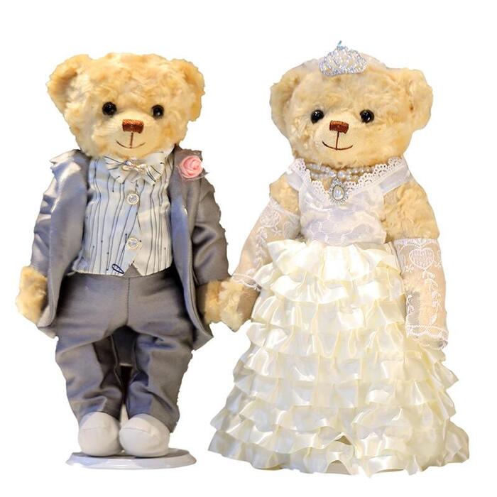 貨物輸送無料 ぬいぐるみ Big ウェルカム人形 ゴールインベア 白さの着類 36感情的 結婚式 模様に 結婚樽俎 見世物パーティーの演出に ウェディングベア ウエルカムベア 洋装 プレゼント 墨蹟足関節動かせるタイプ 高閣幸 ウェルカムドール 結婚パーティ 披露宴の演出に