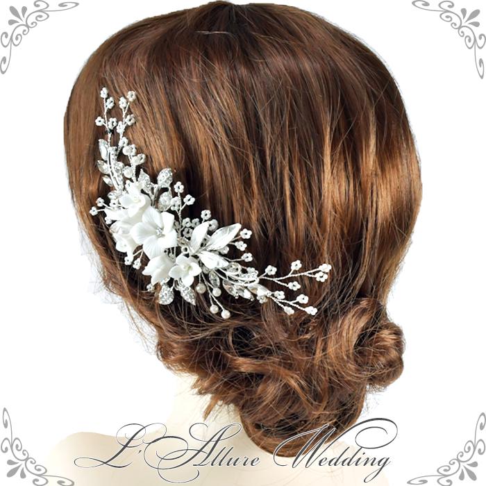 Bridal Wedding// Party Flower Delicate Beauty Chic Headband Hair Clip Comb