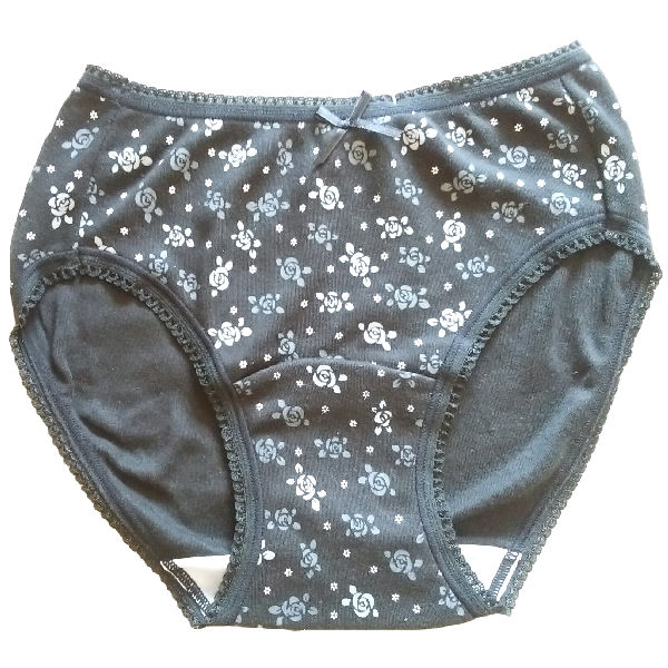181円 激安な サニタリー ショーツ レディース 単品 花柄 フラワー 綿混 レース カジュアル 下着 ランジェリー シンプル セールm ブラック 黒 昼用 セット フルバックショーツ レディースインナー 綿 コットン 深め