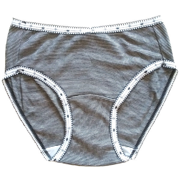 サニタリー ショーツ レディース 単品 ボーダー 綿100 綿 コットン レース カジュアル 下着 ランジェリー シンプル セールm ブラック 黒 オフ白 昼用 セット フルバックショーツ レディースインナー 深め 品質のいい