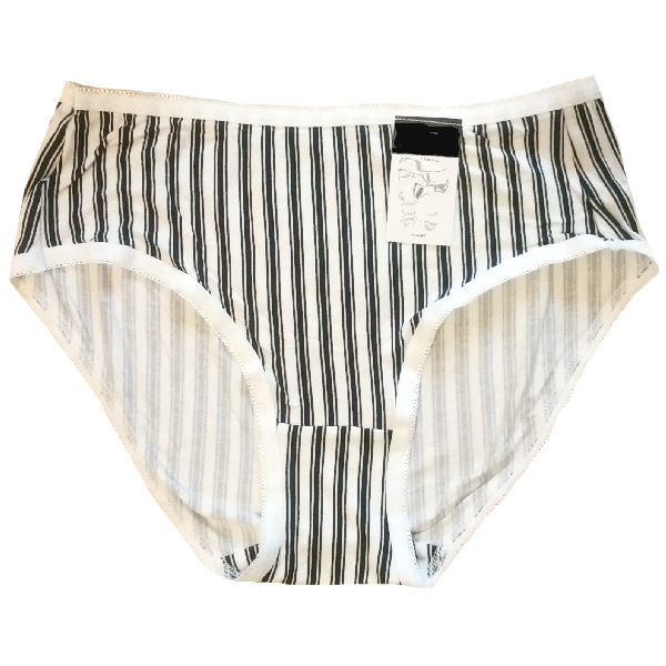 楽天市場 ショーツ レディース ストライプ 単品 綿100 ショーツ コットン 綿 下着 ランジェリー シンプル メール便 セールm ブラック オフ白 黒 スタンダード ショーツ 単品 フルバック レディースインナー D774m Rcp ｌa ｍaison ｃarree