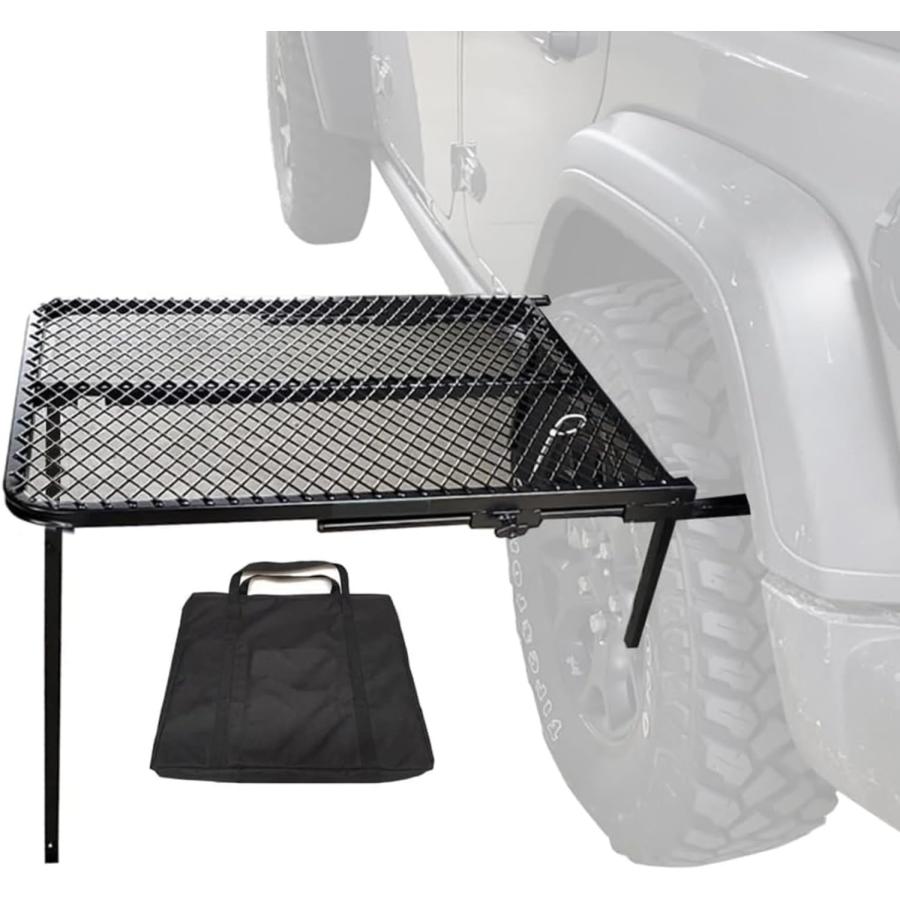 楽天市場】タイヤテーブル メッシュ テーブル キャンプ テーブル 車両