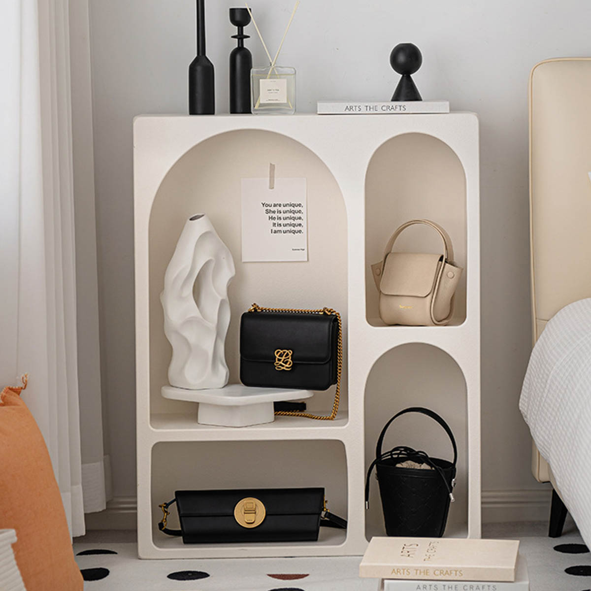 楽天市場】[120cm] Z-Pearl マントルピース シェルフ ホワイト 白 収納