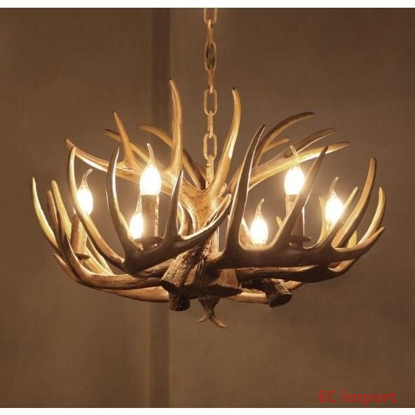 SALE ホワイト鹿の角風シャンデリア 4灯 楽天市場】LEDシャンデリア球付き ペンダントライト 4灯