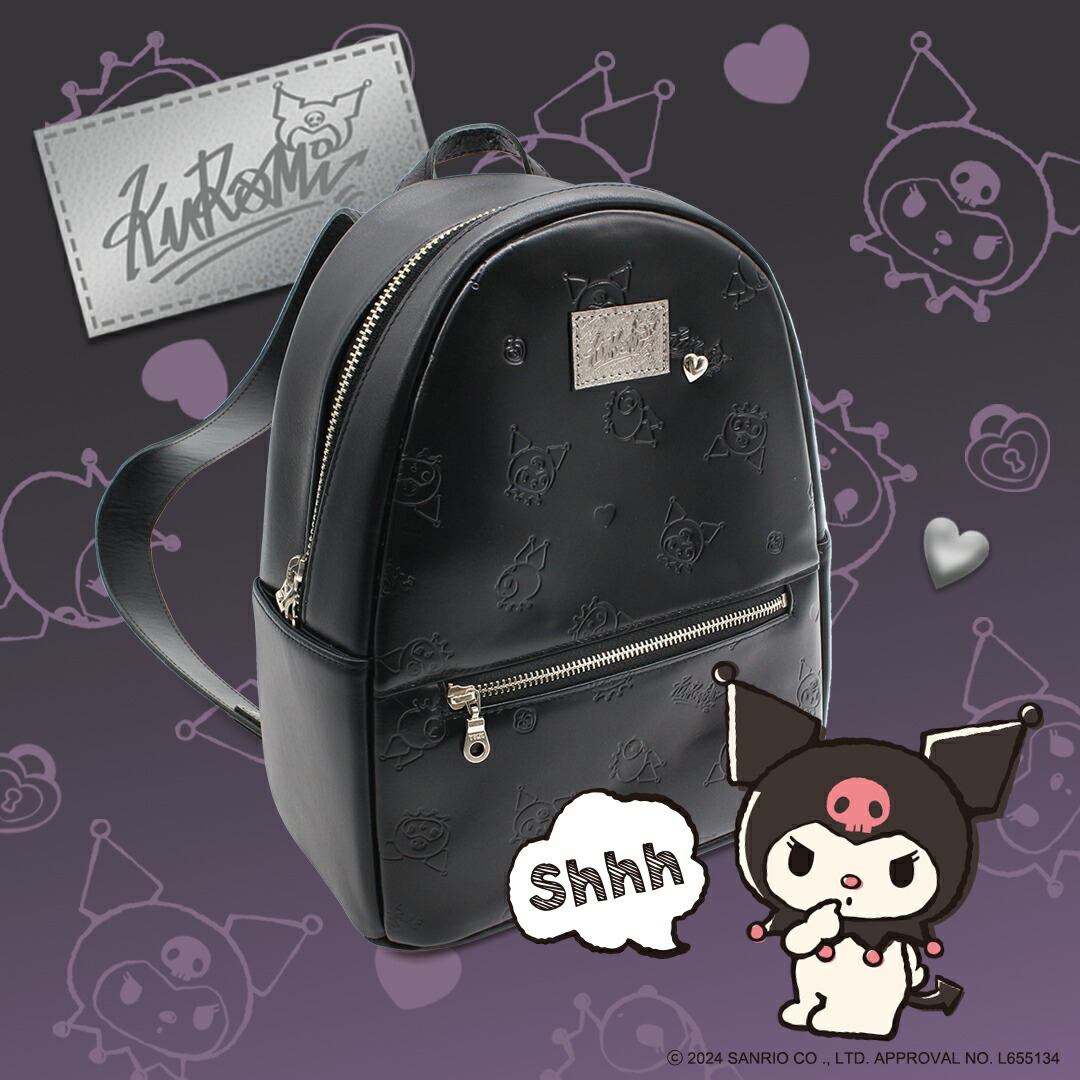 楽天市場】【サンリオキャラクターズ】KUROMI クロミ 本革 楽天市場】【サンリオキャラクターズ】KUROMI クロミ 本革