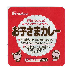ハウス　お子さまカレー　100g×36個［ケース販売］