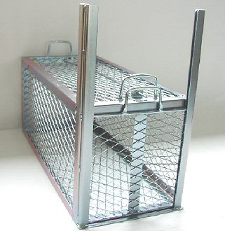 ジャンボ捕獲器DX　メッキ サイズ幅310&times;奥行665&times;高さ350mm｜Arclands Online 支店
