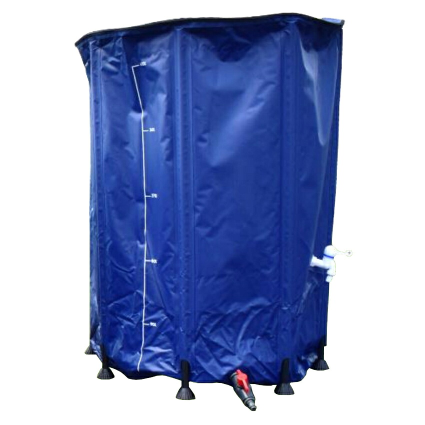 【法人制限事項】シンセイ 折り畳み式水貯蔵タンク 500L 【製造会社直送・代引不可・置配不可】