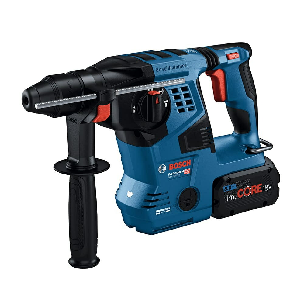 ボッシュ BOSCH 18V コードレスハンマードリル バッテリー・充電器付き GBH18V-28C