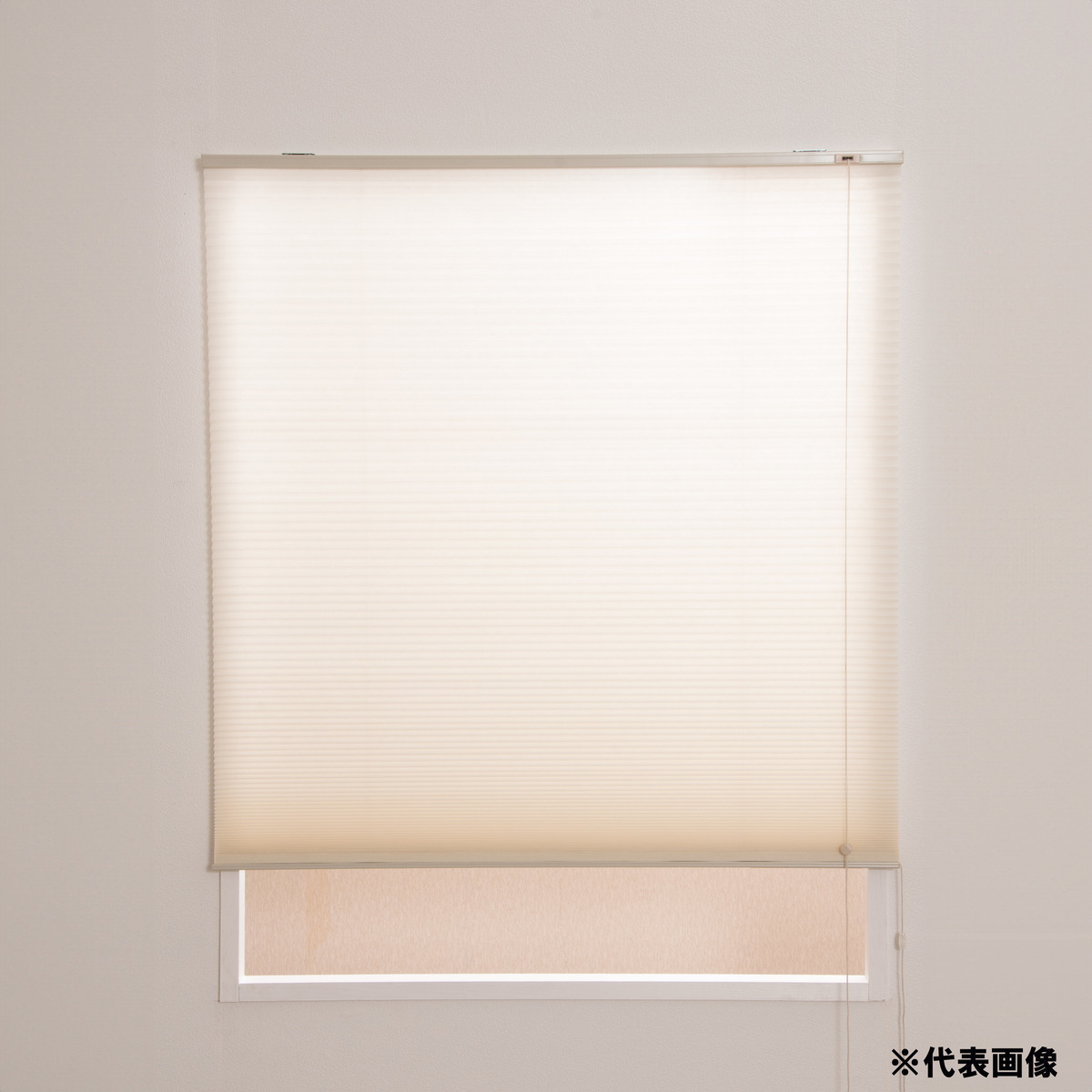 フルネス ハニカムシェード 彩 180×135cm プリーツシェード アイボリー L6322 【メーカー直送・代引不可・置配不可・配送地域限定】