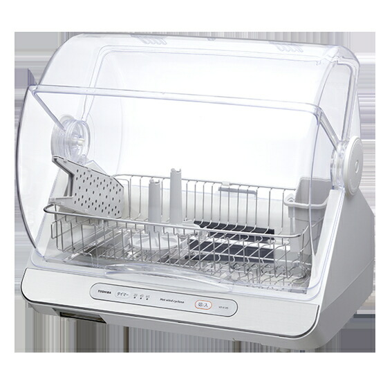 【在庫限り】東芝 食器乾燥器 ホワイト VD-V10S-W