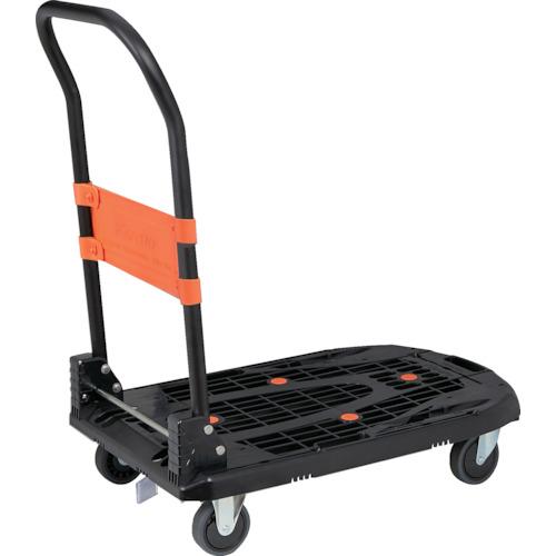 トラスコ 脂手押し車 カルティオ 黒いこと 脂ストッパー付 MPK-780-BK-JS 物流・運搬器具-花・ガーデン・DIY-DIY・工具