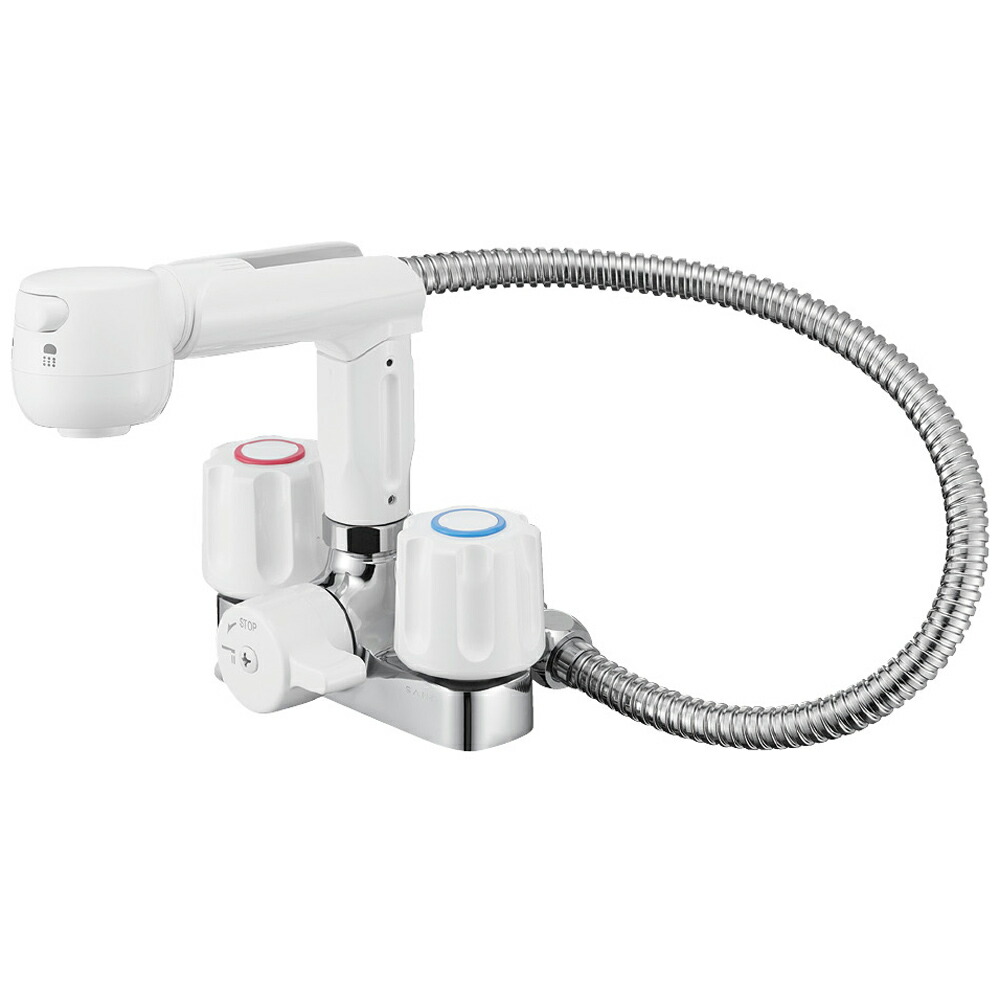 サンエイ SANEI ツーバルブスプレー混合栓 洗髪用 K3104V-W