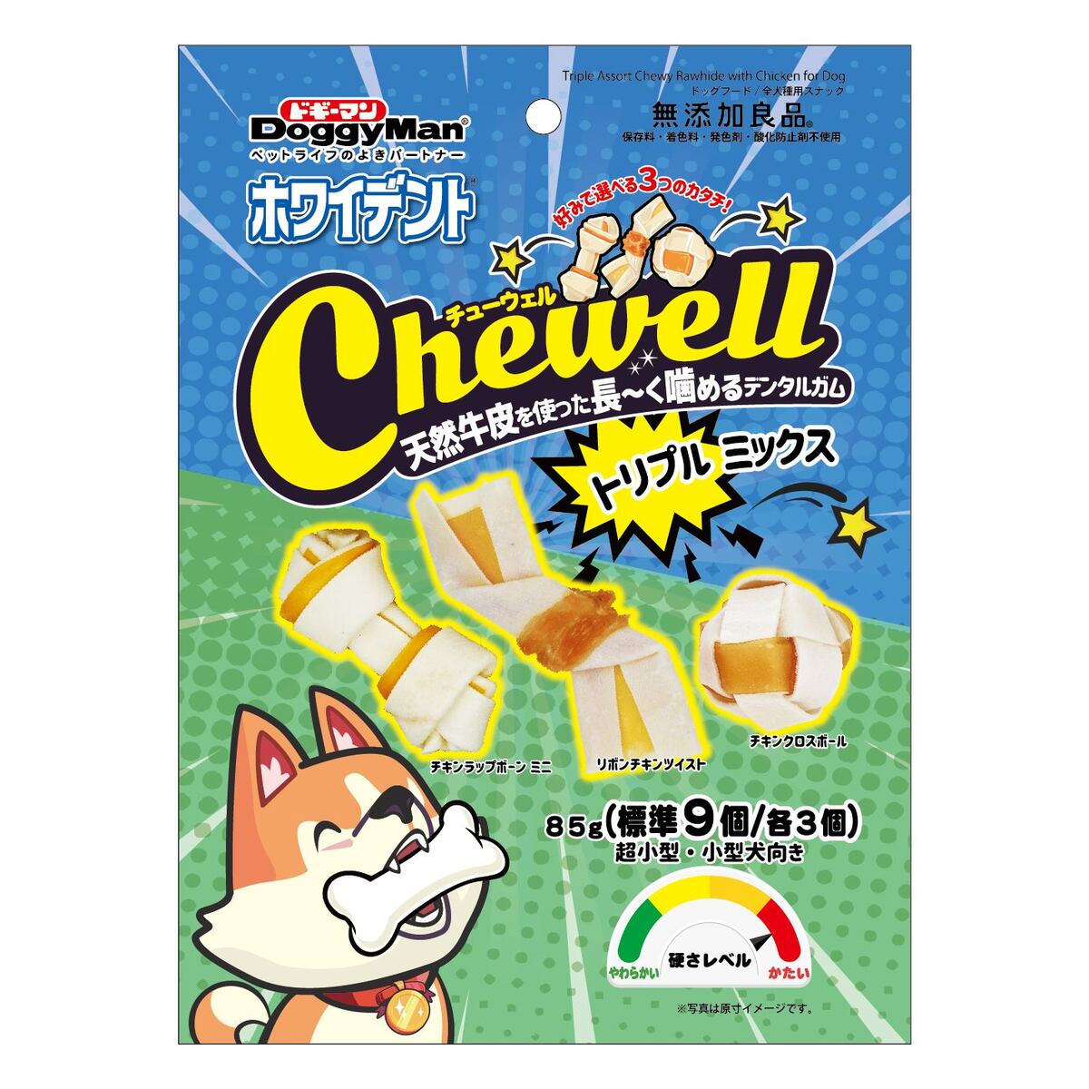 【楽天市場】ドギーマン ホワイデント Chewell トリプルミックス 85g：Arclands Online 楽天市場支店