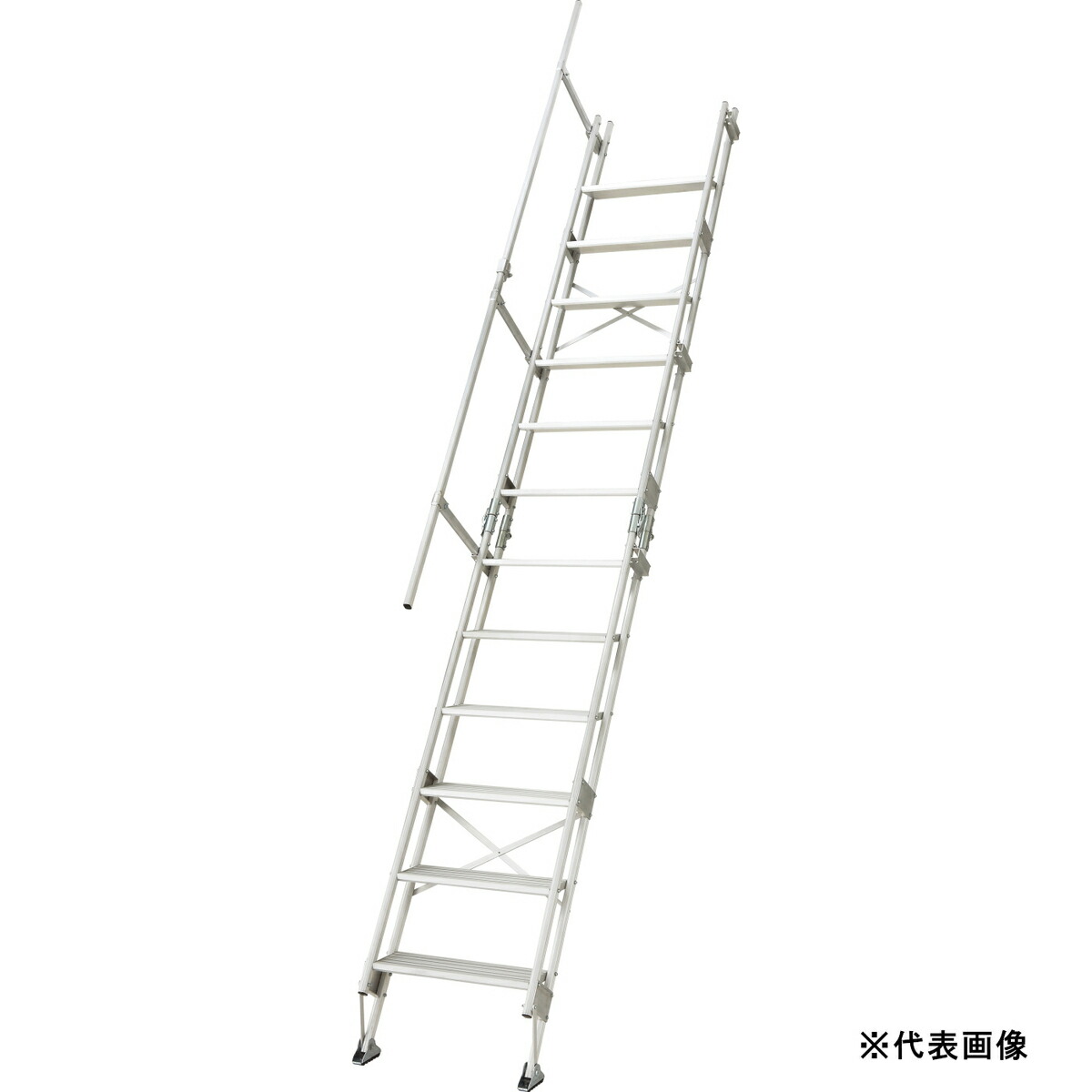 【法人限定】長谷川工業 1連はしご 建作くん K-14-600 【メーカー直送・代引不可・置配不可・配送地域限定】