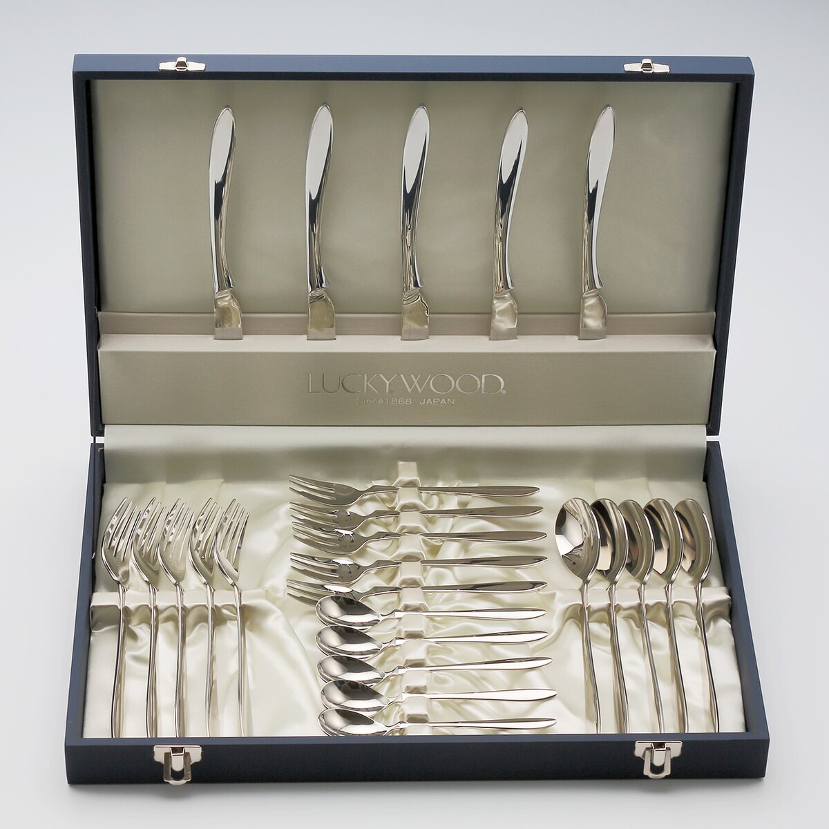 ラッキーウッド カトラリーセット プレコ ディナーセット5客用 25pc 5-16325-0110 28,450円