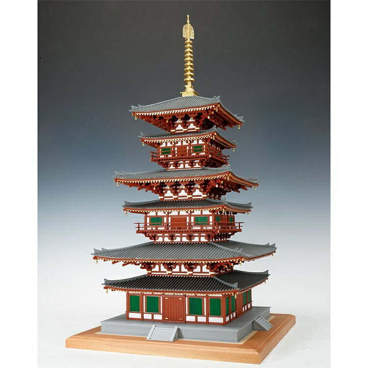 ウッディジョー 木製建築模型 1/75薬師寺 西塔