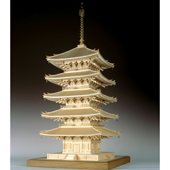 ウッディジョー 木製建築模型1/75興福寺五重の塔|Arclands Online 支店