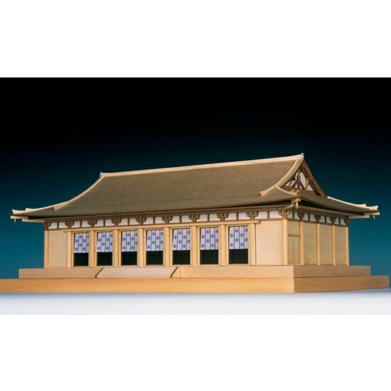 ウッディジョー 木製建築模型 1/150法隆寺大講堂