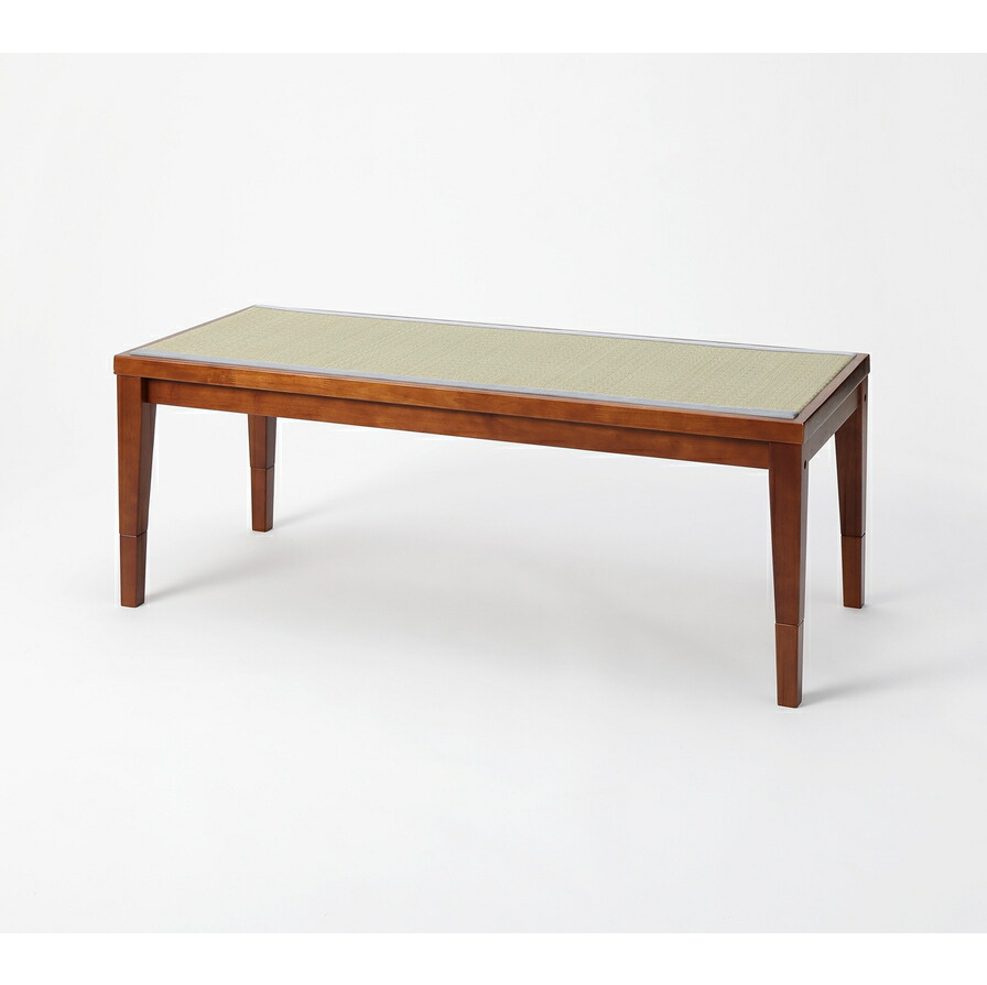 楽天市場】畳天然木ベンチ 100×50×45cm ブラウン×樹脂製グリーン