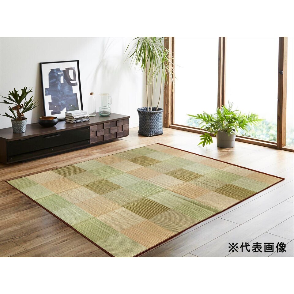 防壁蝨目・撥水ふっくら引っ敷き クレル 約190×240糎 赤銅色 【製造業者直送・代引不可・置配不可・送りとどける一画押さえる】