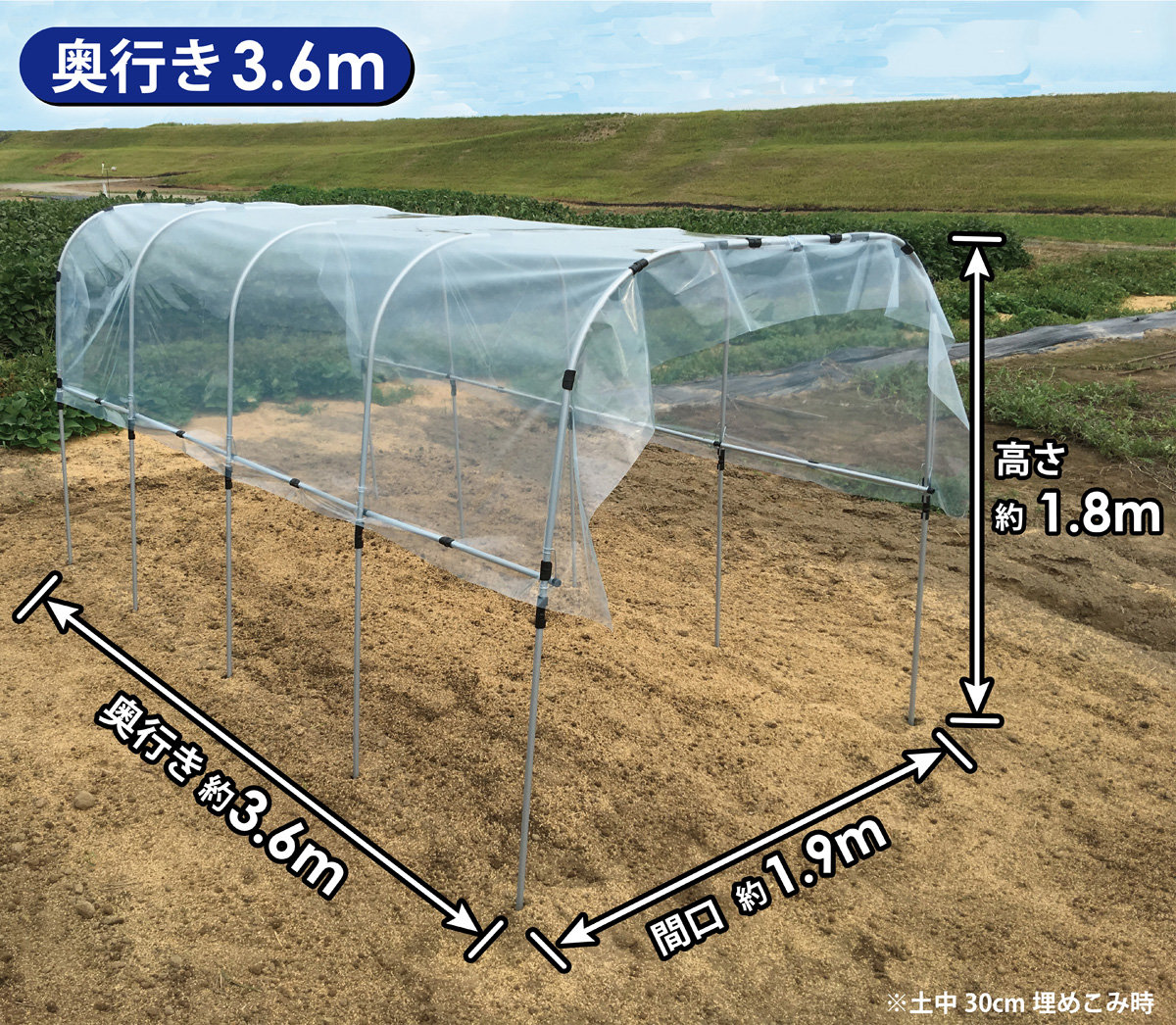 楽天市場】第一ビニール 家庭菜園用ビニール 0.1mm×230cm×10m : Arcland Online 楽天市場支店