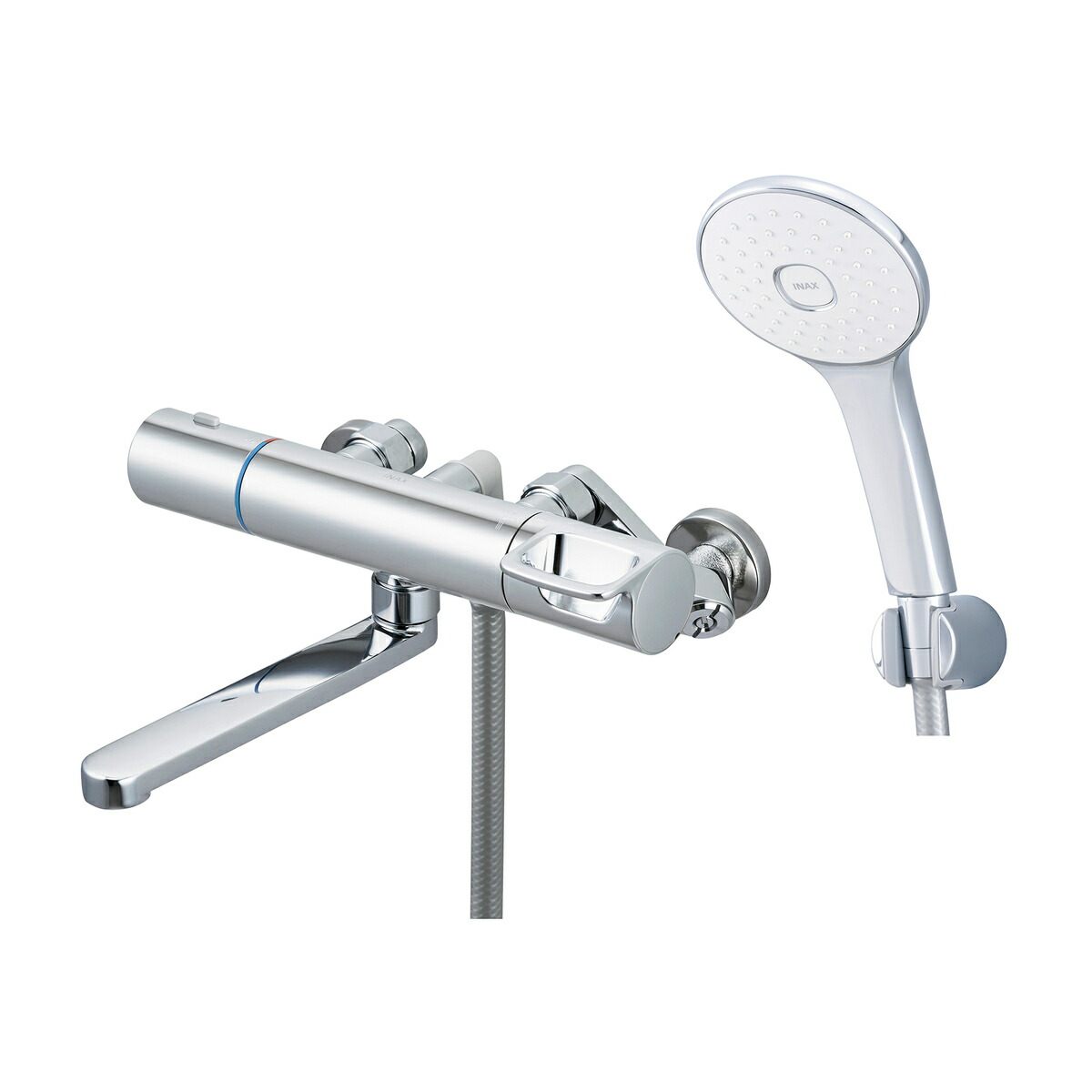 INAX サーモスタット付シャワー二階建てバス水栓 エコアクアシャワー メッキ尖端 冷ややかさ地用 RBF-914NF