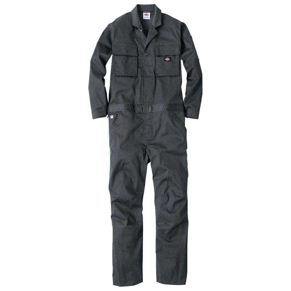 ディッキーズ Dickies T/Cストレッチ ツナギ モクグレー L D-766