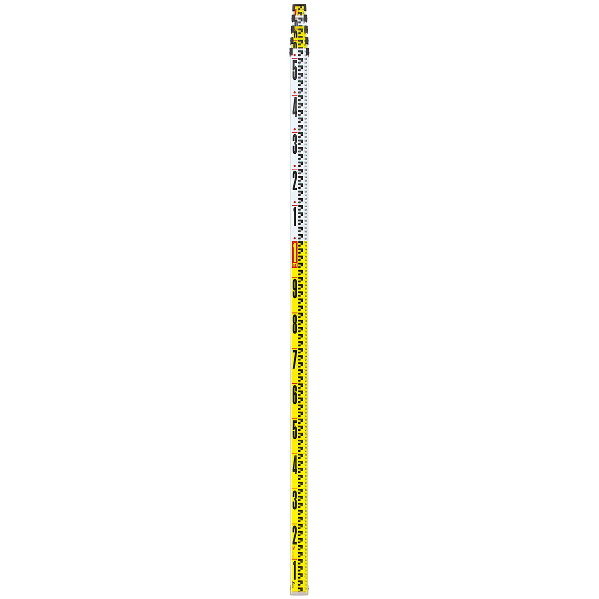 シンワ測定 アルミスタッフ2 7m5段 表面10mmピッチ 裏面1mmピッチ目盛付 73268
