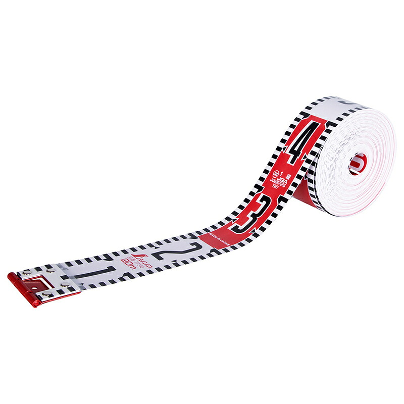 シンワ測定 ロッドテープ ガラス繊維製 20m 巾60mm クリアパック JIS 77240|Arclands Online 支店