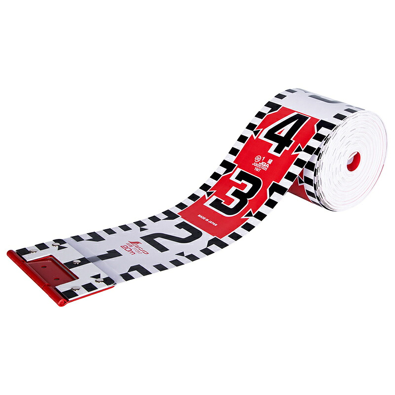 シンワ測定 ロッドテープ ガラス繊維製 20m 巾120mm クリアパック JIS 77297｜Arclands Online 支店