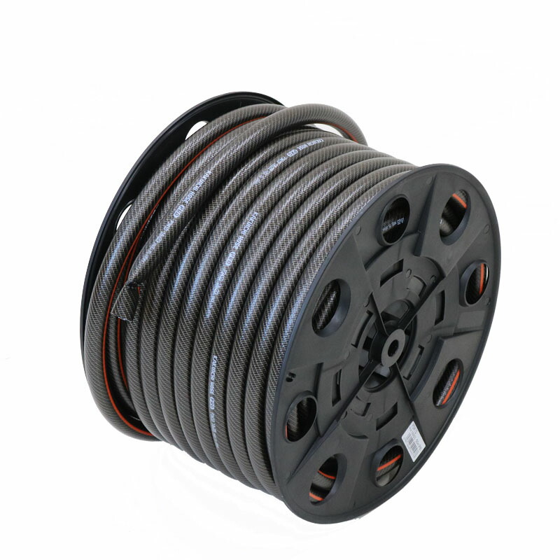 カクイチ 散水用ホース 内径18mm×外径23mm 50M PRO ブラック+オレンジライン P341D
