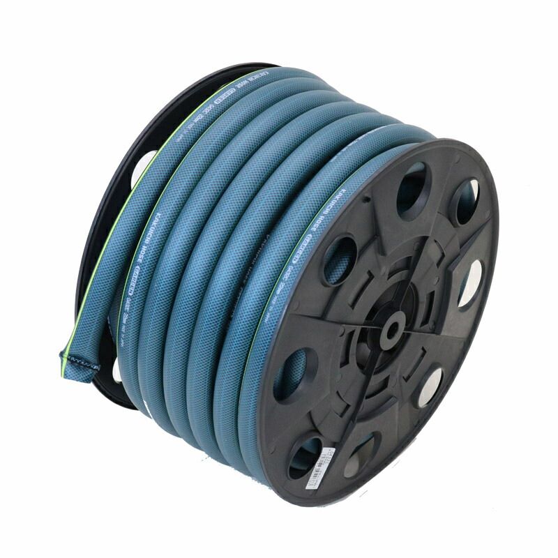 カクイチ 散水用ホース 内径22mm×外径28mm 25M GARDEN グリーン＋ライムグリーンライン G432C