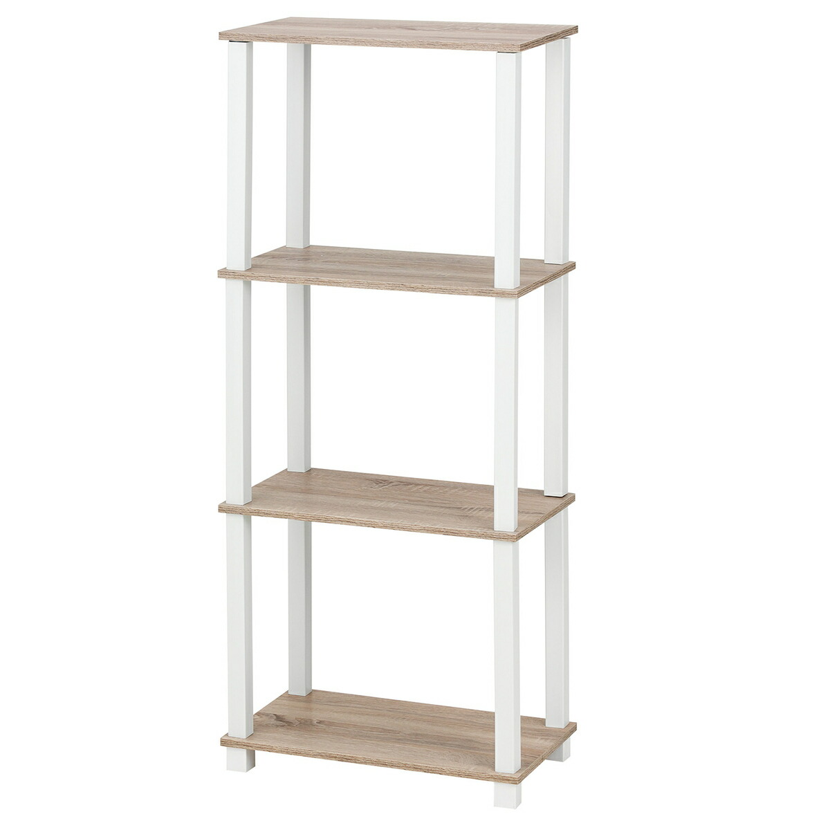 オープンラック【送料込み】600×350×1160mm 4段 アンティーク 送料無料】 ZAGA 4段ラック 幅600×奥行350×高さ1160mmの通販