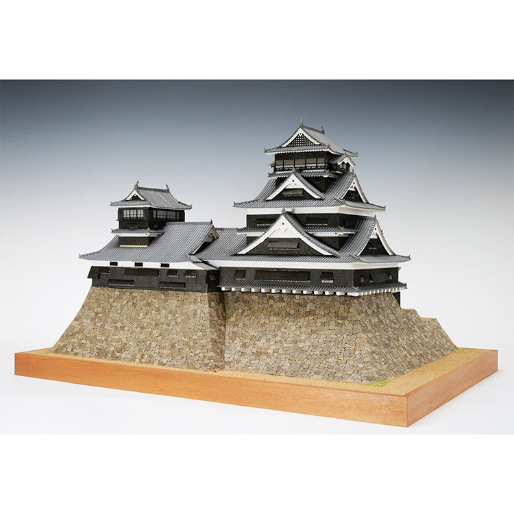 ウッディジョー 木製建築模型 1 150 熊本城